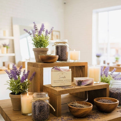 SARATOGA NATURAL BODY CARE LLC - Lavender Handmade Soap Bar VEGAN COLD PROCESS