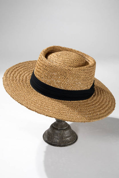 Urbanista - Folded Trim Boater Hat