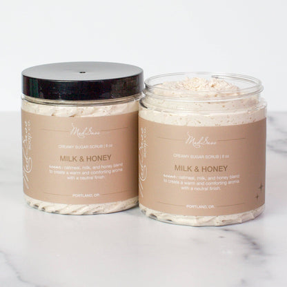 Mad Sass Soap Co - Milk & Honey - Creamy Sugar Scrub