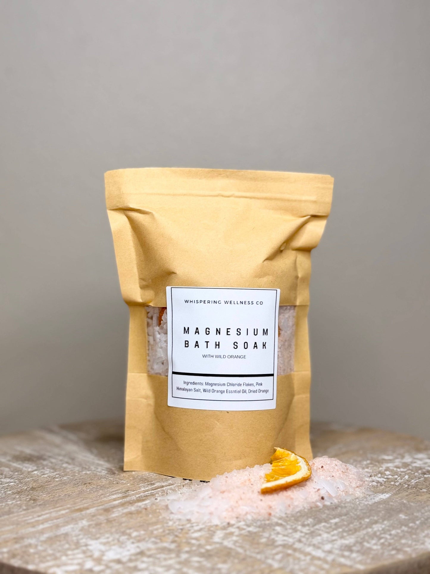 Whispering Wellness Co. - Orange Magnesium Bath Soak