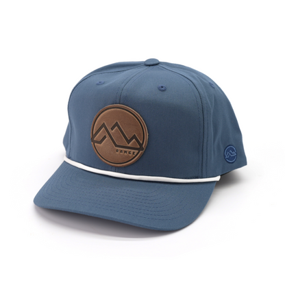 Range Leather Co. - Range Mountain Hat: Brown Khaki / Retro Trucker