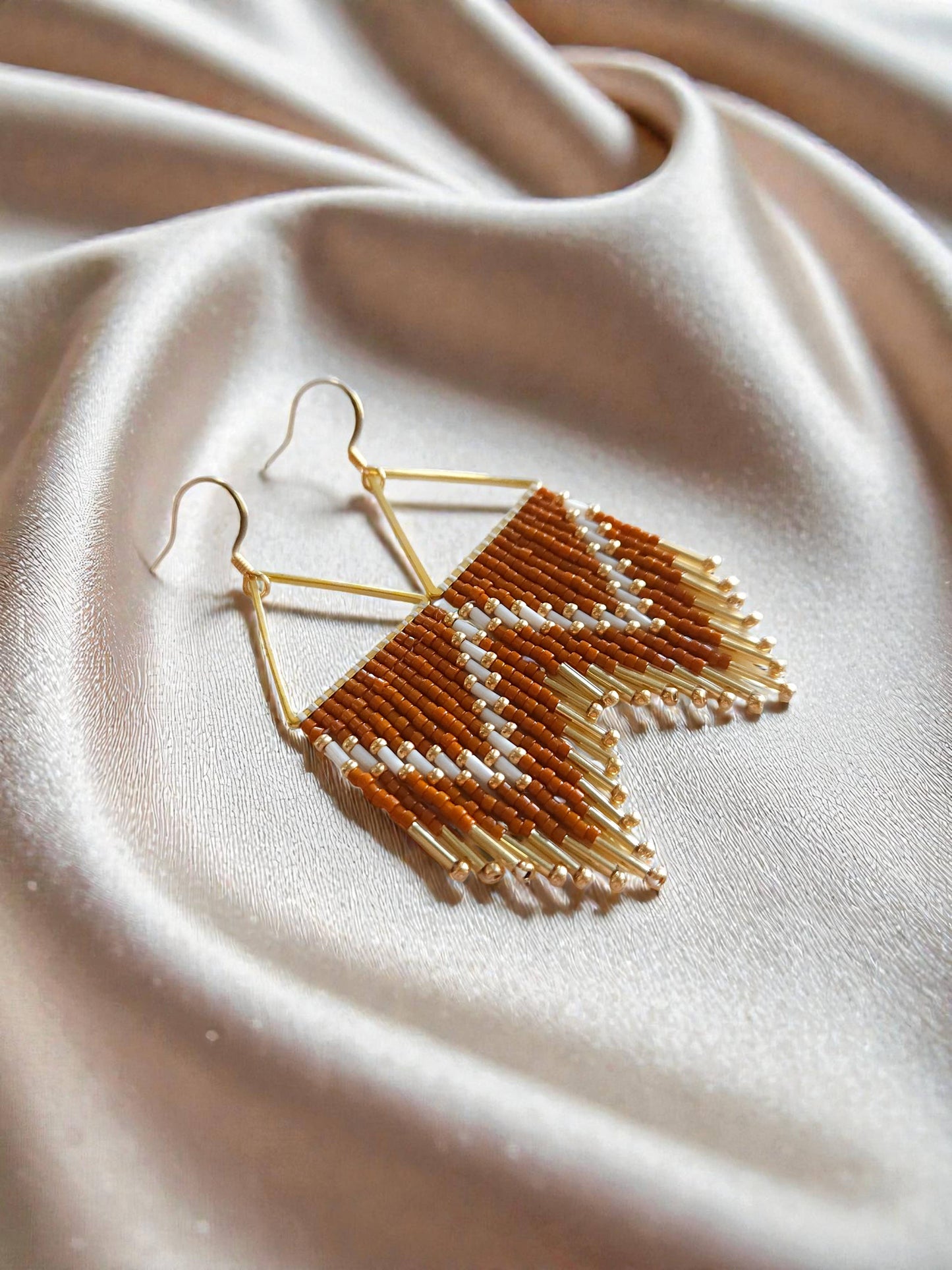 Mountain Sun Creations - Millie - Triangle Fringe Earrings