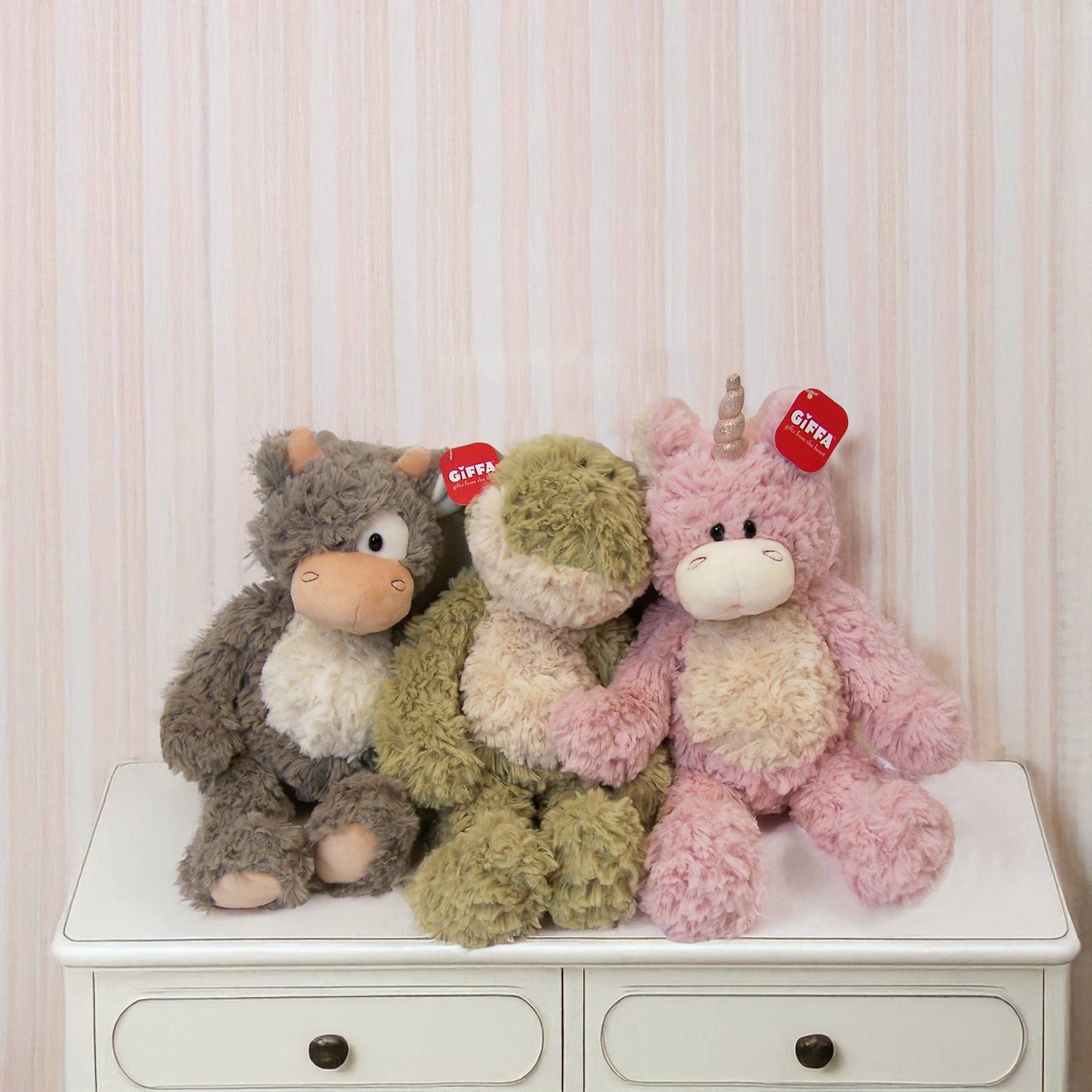 Giffa Plush - 14IN CUDDLY COW-AVERY
