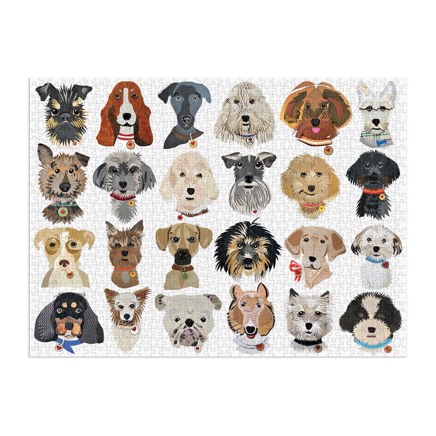 Chronicle Books - Paper Dogs 1000 Piece Puzzle