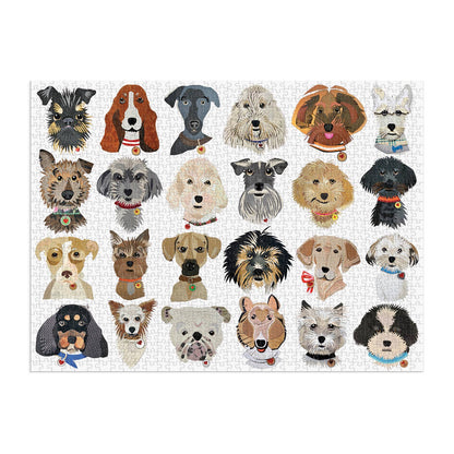 Chronicle Books - Paper Dogs 1000 Piece Puzzle