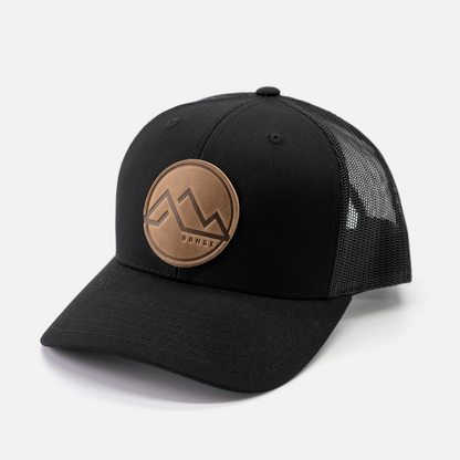 Range Leather Co. - Range Mountain Hat | Leather Patch Trucker Hat