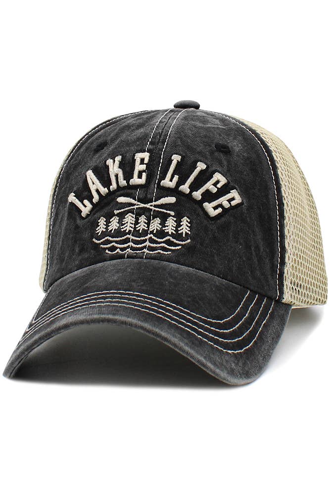 Hana - LAKE LIFE Mesh Vintage Baseball Cap