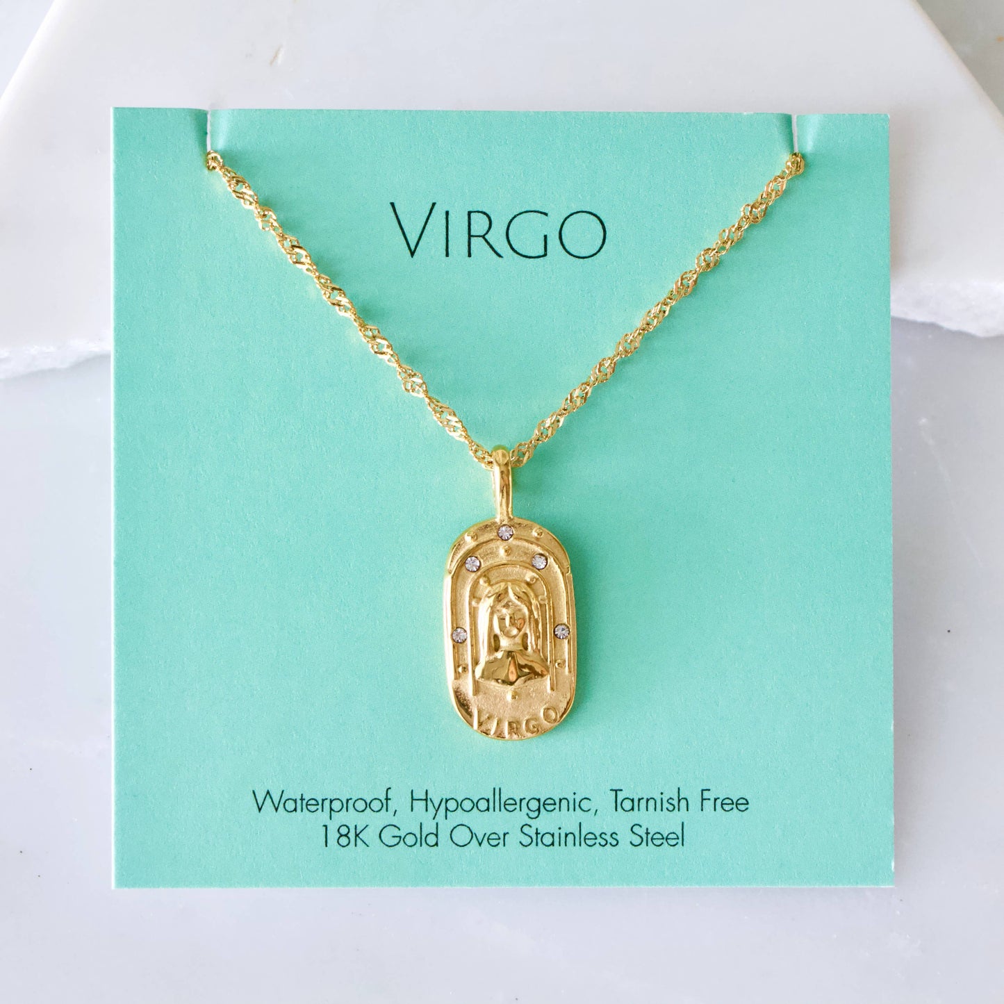Mesa Blue - Zodiac Sign Necklaces - Waterproof