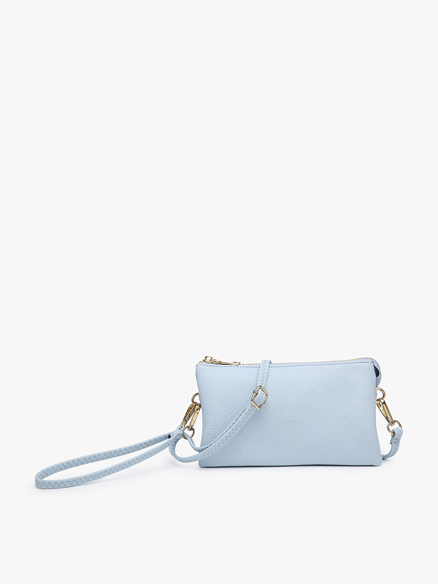 Jen & Co. - Riley Monogrammable 3 Compartment Crossbody/Wristlet | M013