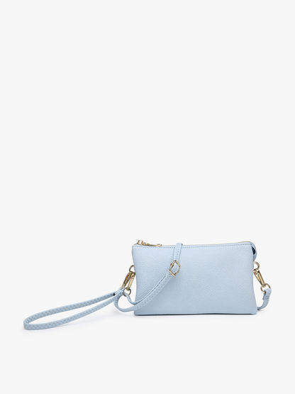 Jen & Co. - Riley Monogrammable 3 Compartment Crossbody/Wristlet | M013