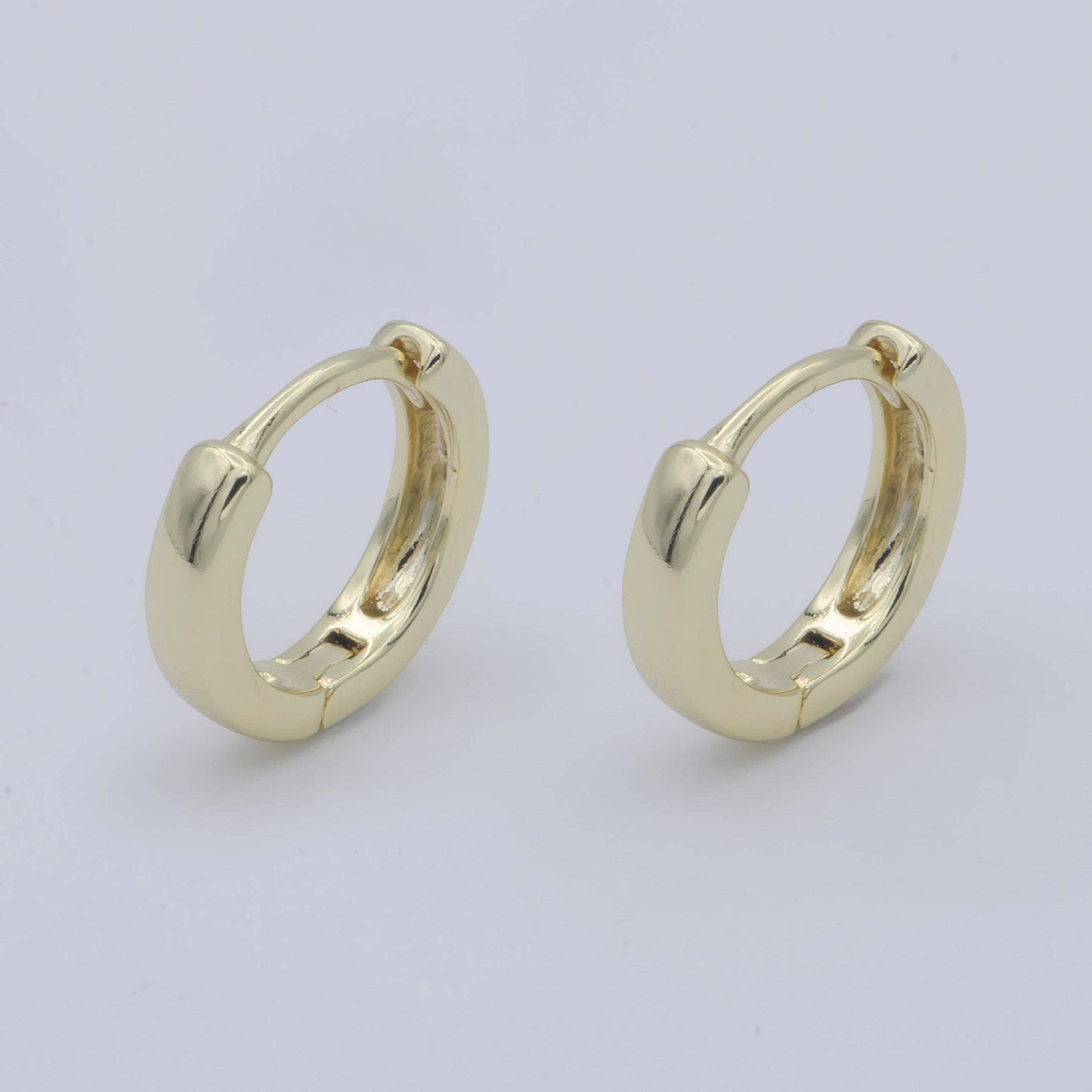 Aim Eternal - 14K Gold Filled 13mm Huggie Hoop Earrings | AB-1164