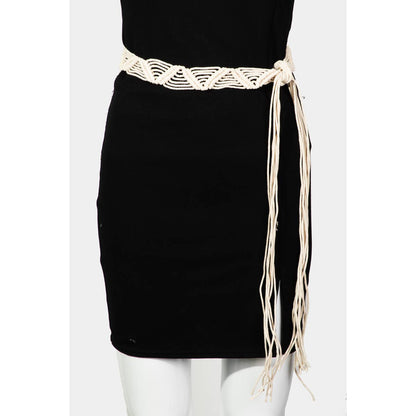 Collections by Fame Accessories - Rope Braided Fashion Belt