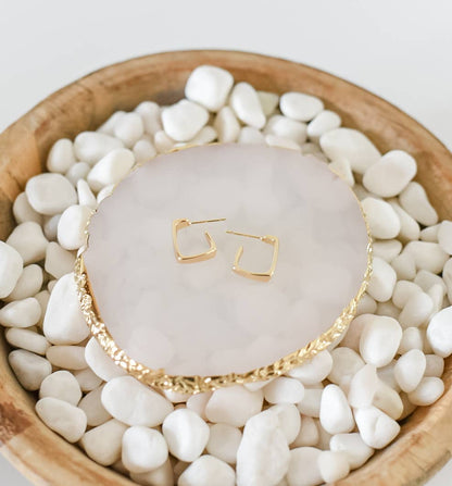 Bella Rey jewelry - The Bryn Kate gold plated stud earrings