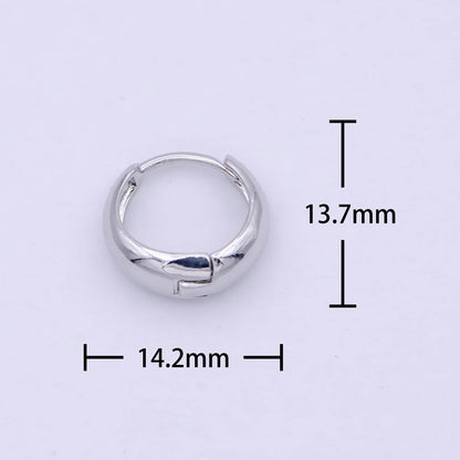 Aim Eternal - Simple Huggie Hoop Earring P033, P036, P038, P249