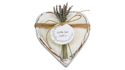 WGC108 Willow Grace Candle Co - Small Heart Dough Candle