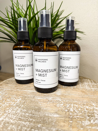 Whispering Wellness Co. - Muscle Relief Magnesium Mist | Sore Muscles and Sleep Aide