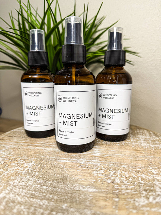 Whispering Wellness Co. - Muscle Relief Magnesium Mist | Sore Muscles and Sleep Aide