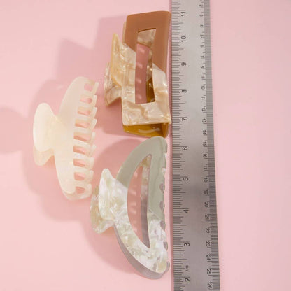 Anarchy Street - Acetate Three Piece Hair Claw Set