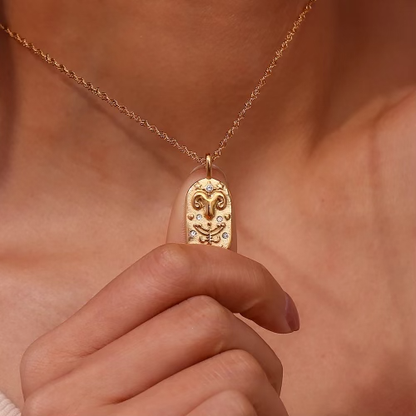 Mesa Blue - Zodiac Sign Necklaces - Waterproof