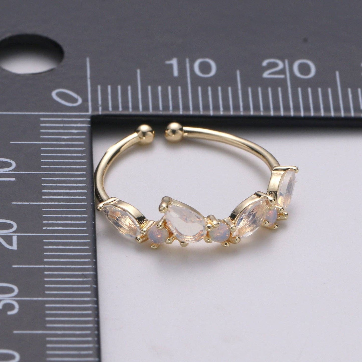 Aim Eternal - Dainty Marquise Ring, Minimalist Jewelry, CZ ring, stackable