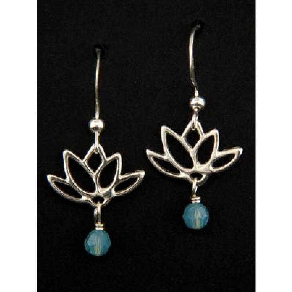 SD105 Sosie Designs - Lotus Blooms Earrings In Pacific Opal