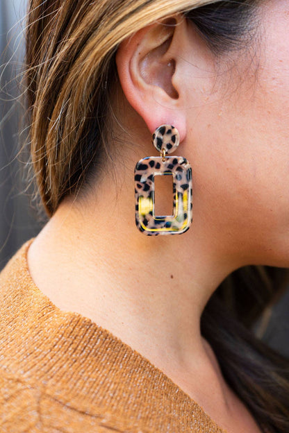 Spiffy & Splendid - Margot Earrings - Cheetah // Gift, Jewelry, Leopard