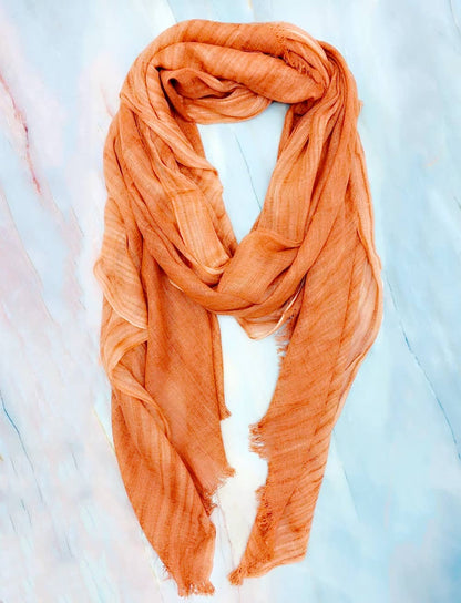 JC Sunny Fashion - JC022517 Cashmere & Wool Blend Scarf