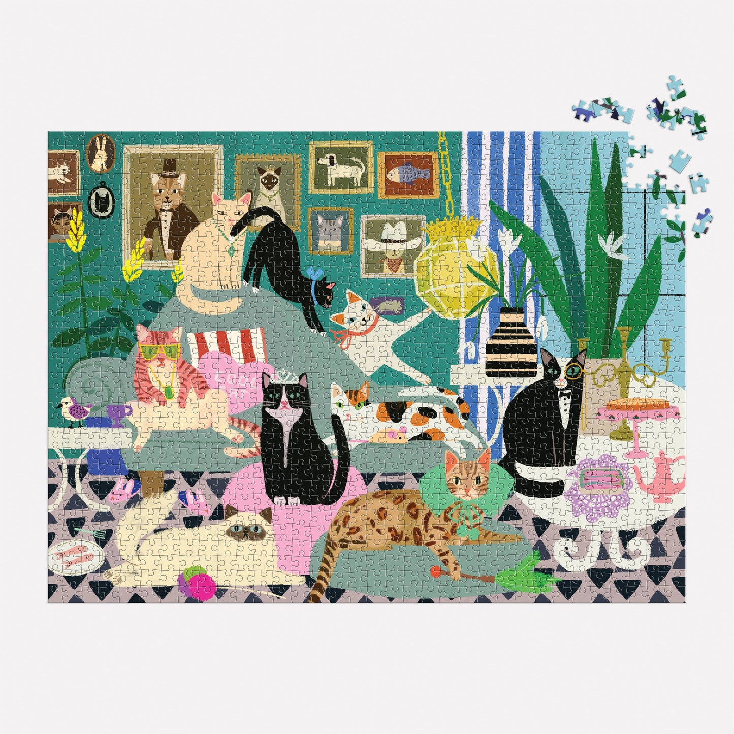 Chronicle Books - Glamour Cats 1000 Piece Puzzle