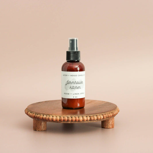 Aster + Indigo Candle Co. - Farmhouse Kitchen | Room + Linen Spray | 4oz