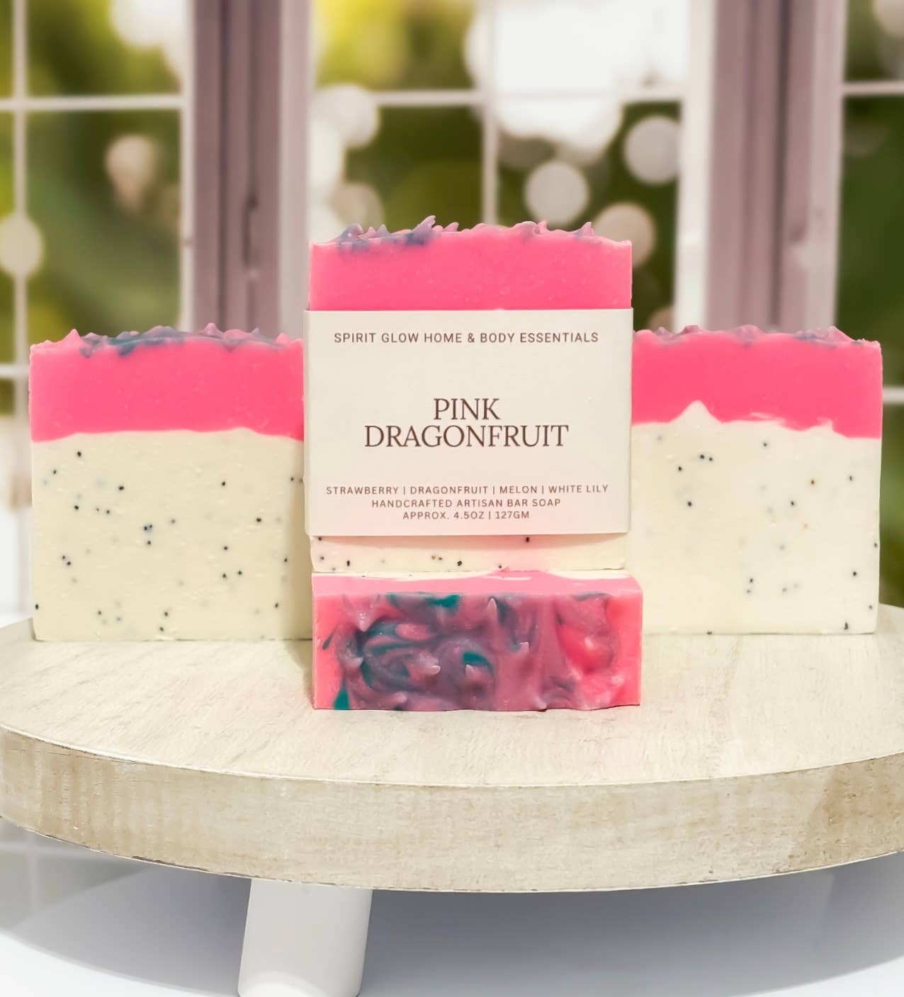 Spirit Glow Home & Body Essentials - *NEW* Pink Dragonfruit - Handcrafted Artisan Soap Bar