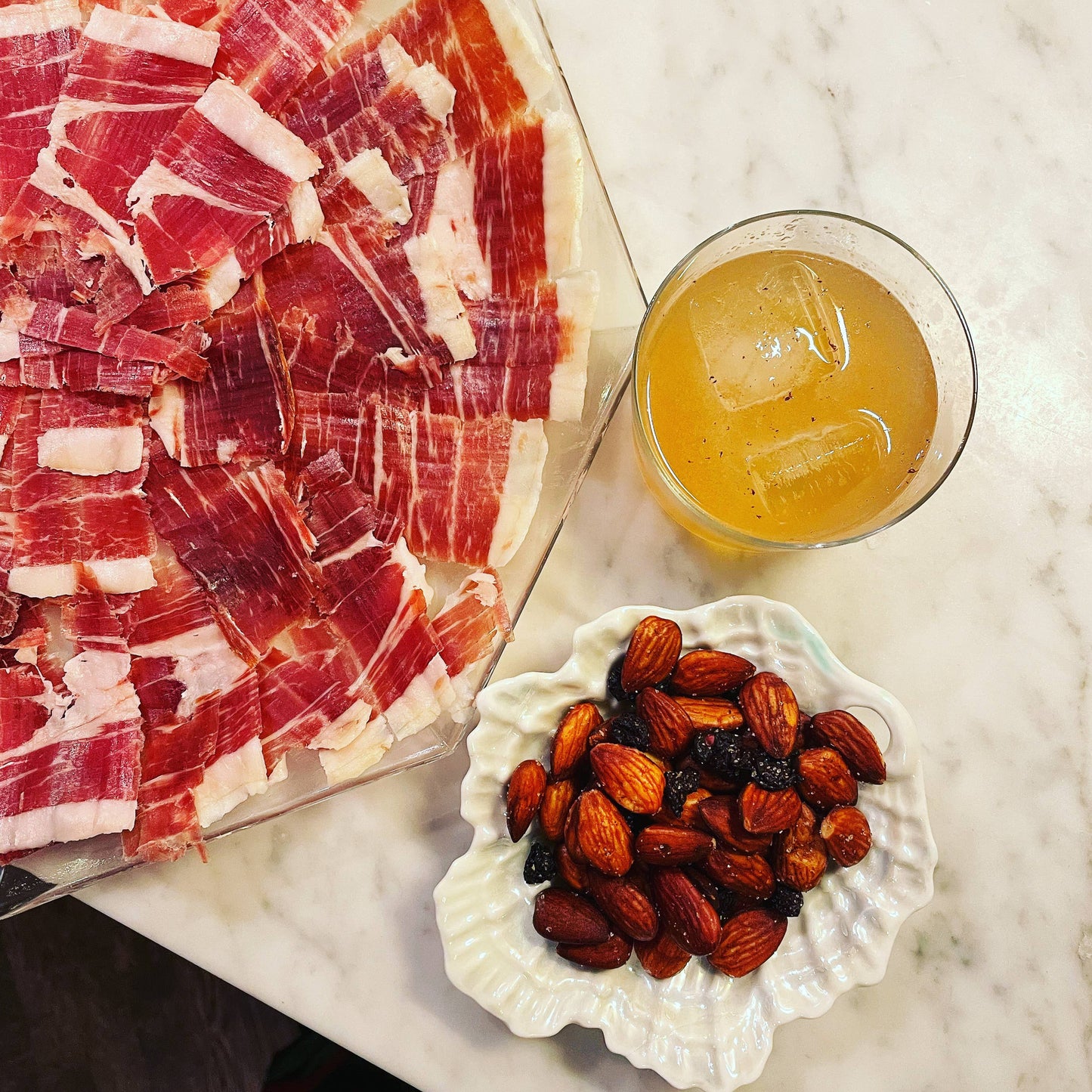 Salted Co Fancy Cocktail Nuts - 2 x 1kg Catering Spicy Cherry & Valencia Almonds