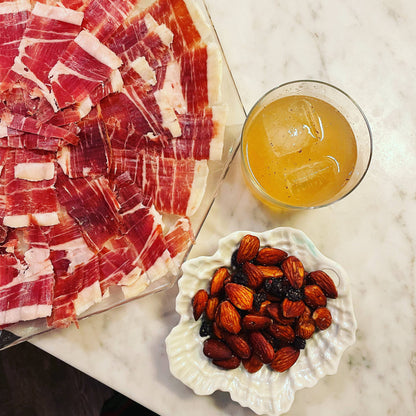 Salted Co Fancy Cocktail Nuts - 2 x 1kg Catering Spicy Cherry & Valencia Almonds