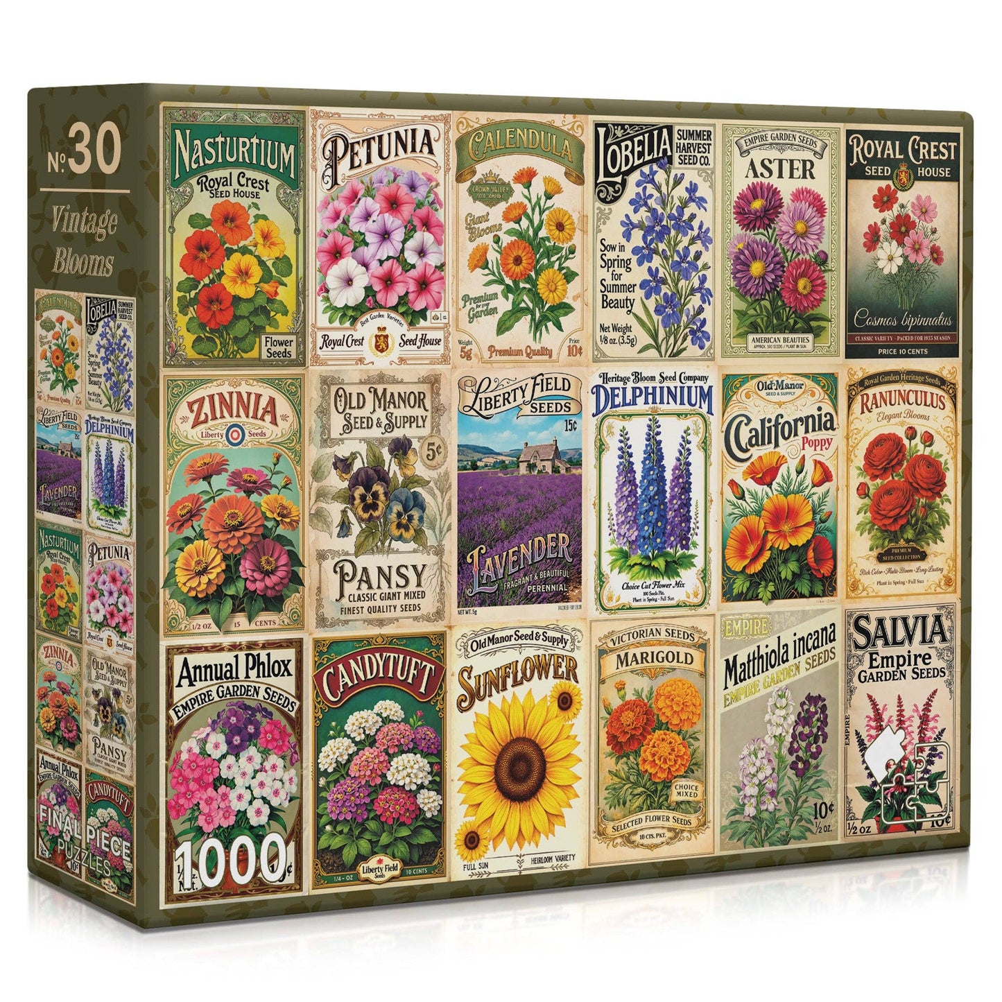 Final Piece Puzzles - No. 30 - Vintage Blooms