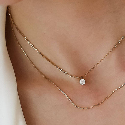 MA205 Mia Accessories - 18K Gold Plated Waterproof Stainless Steel Chain Necklace - 7520