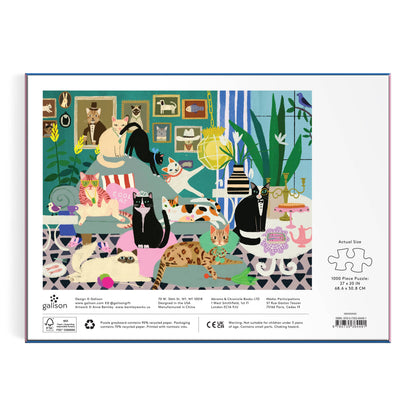 Chronicle Books - Glamour Cats 1000 Piece Puzzle
