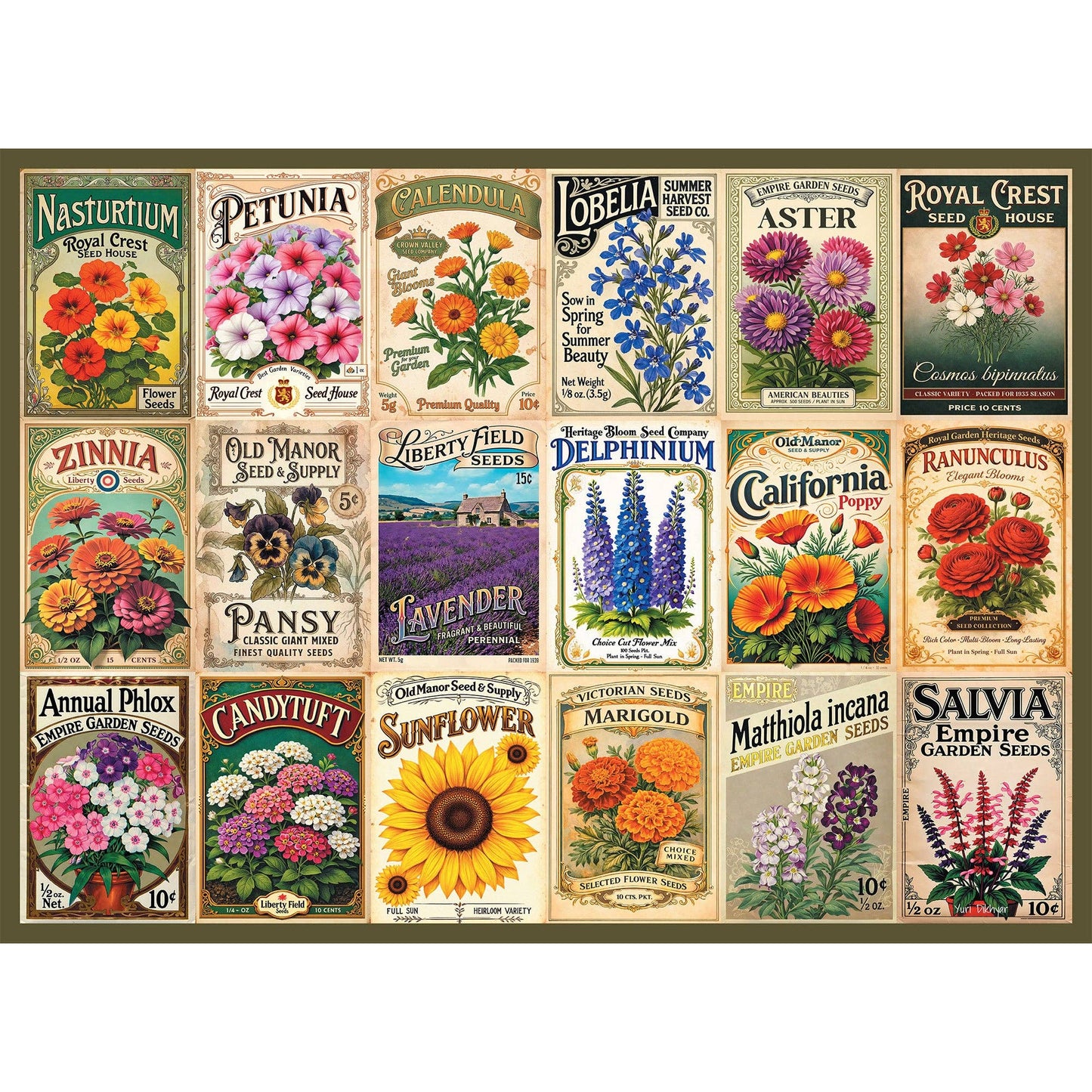 Final Piece Puzzles - No. 30 - Vintage Blooms