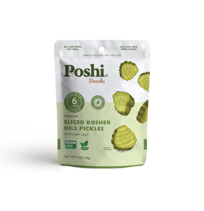 POSHI - POSHI - Sliced Kosher Dill Pickles 2 oz