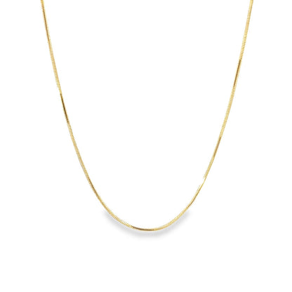 MIA Jewelry - Smooth Snake Box Chain 1mm (H209) (I522)