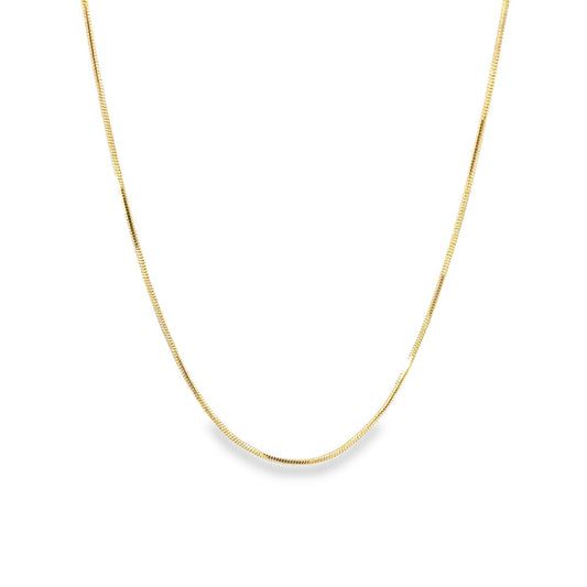 MIA Jewelry - Smooth Snake Box Chain 1mm (H209) (I522)