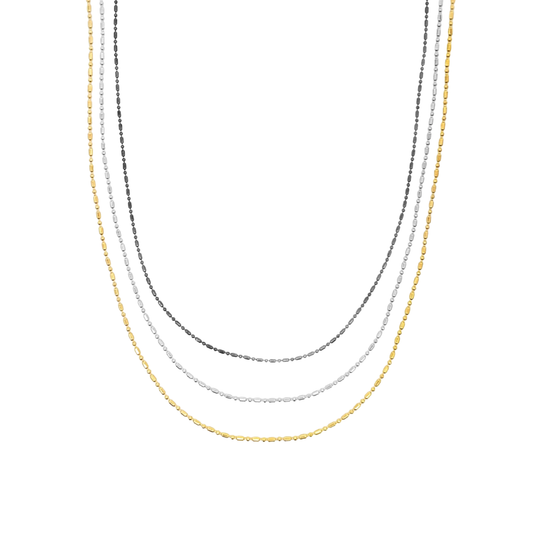 MIA Jewelry - 1mm Ball And Bar Chain (F240)
