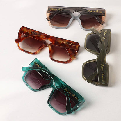 Fashion City - Oversized Square Cat Eye Chunky Sunglasses