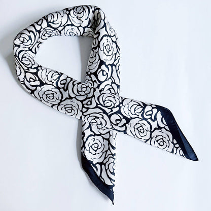 Ellison+Young - Silky Muse Satin Square Scarf - Chic Silky Scarf For Hair, Neck, Or Bag Styling