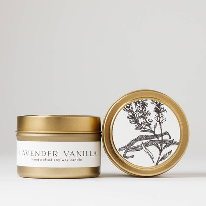 NP102 Nectar Republic - Lavender Vanilla Jar Soy Candle : calm relax best seller