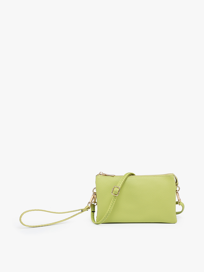 Jen & Co. - Riley Monogrammable 3 Compartment Crossbody/Wristlet | M013