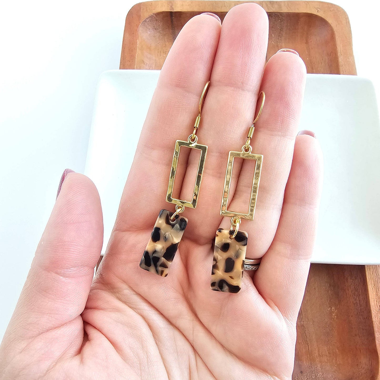 Spiffy & Splendid - Raya Earrings - Cheetah // Leopard, Jewelry, Gifts