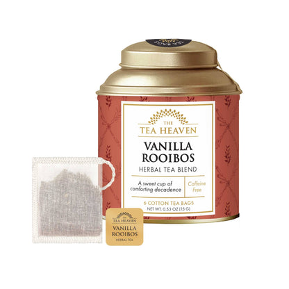 The Tea Heaven - Vanilla Rooibos Mini Tea Bag Canister