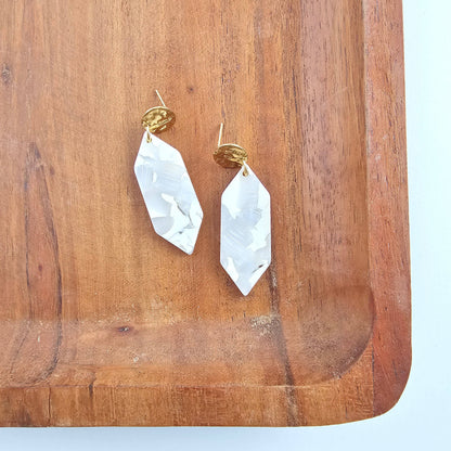 Spiffy & Splendid - Gemma Earrings - Breezy White // Spring, Summer, Mother's Day