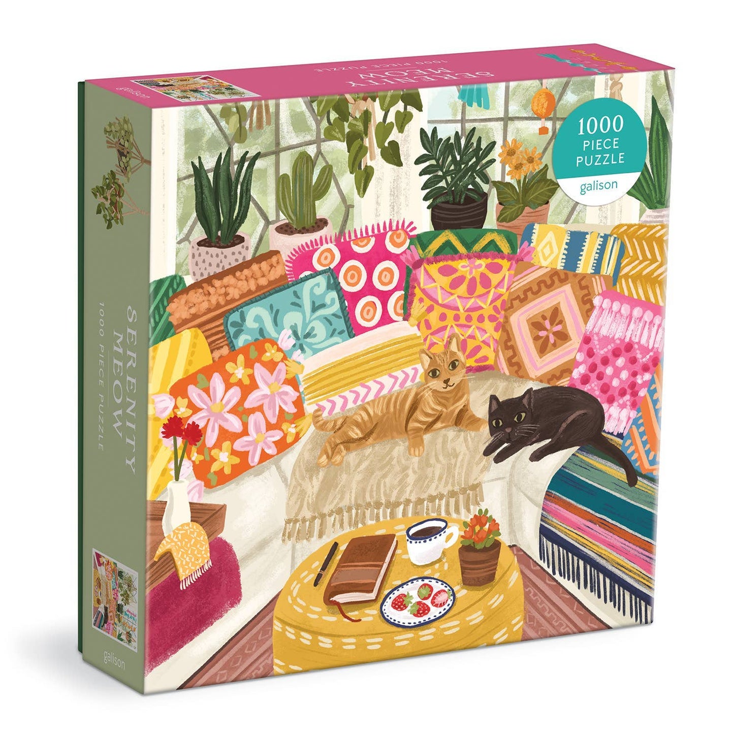 Chronicle Books - Serenity Meow 1000 Piece Puzzle in a Square Box
