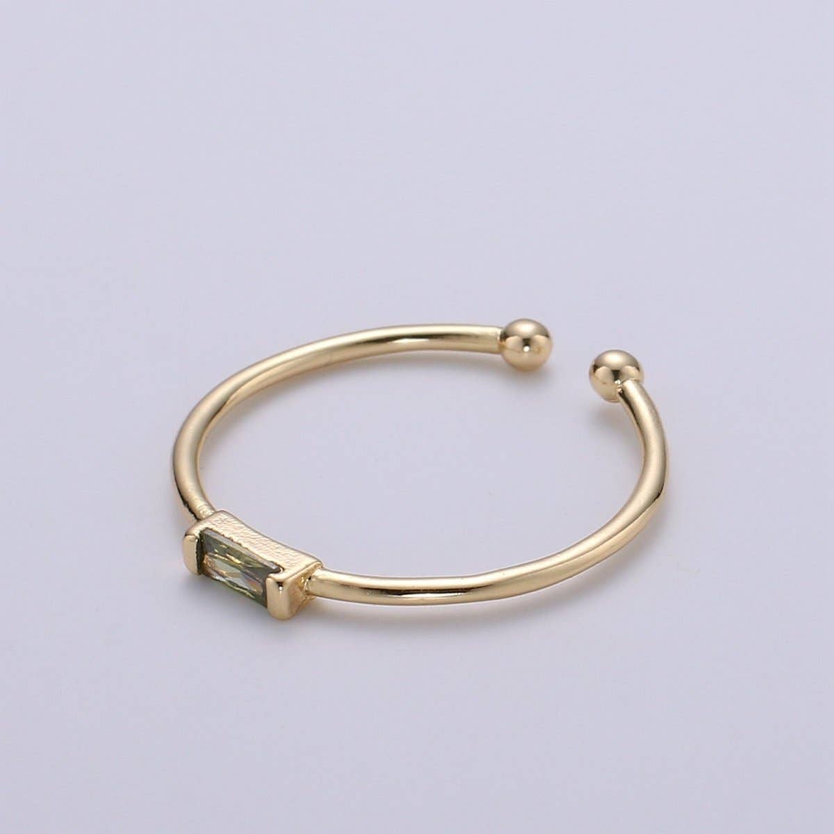 Aim Eternal - Minimalist Birthstone Ring • Cz Ring in Gold • Dainty Birthstone Ring • Stacking Ring • Valentine Gifts for Mom Wife Friend  R-216 R-218 R-219 R-220 R-223