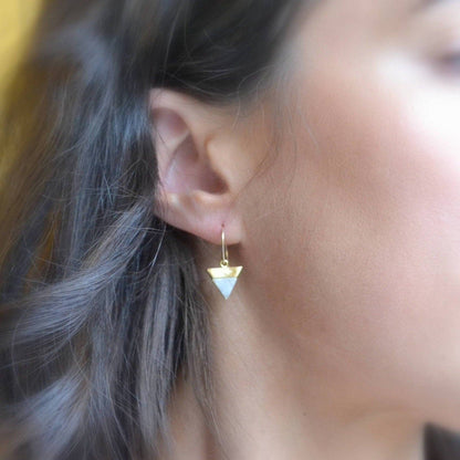 Sela+Sage - Labradorite Inverted Triangle